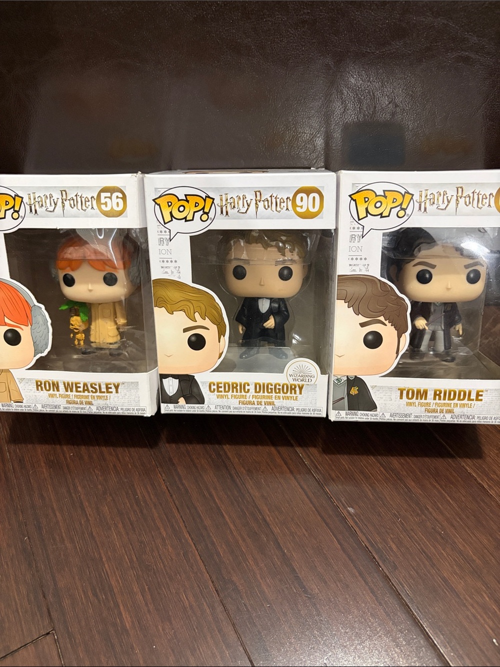 Funko Harry Potter Trio - Ron weasley cedric diggory tom riddle